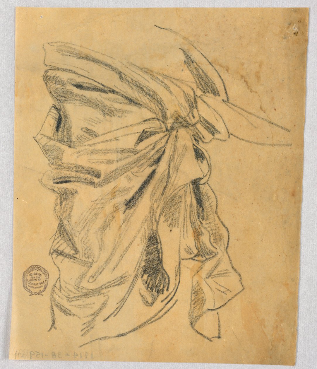 Studie von Draperien von Francis Augustus Lathrop