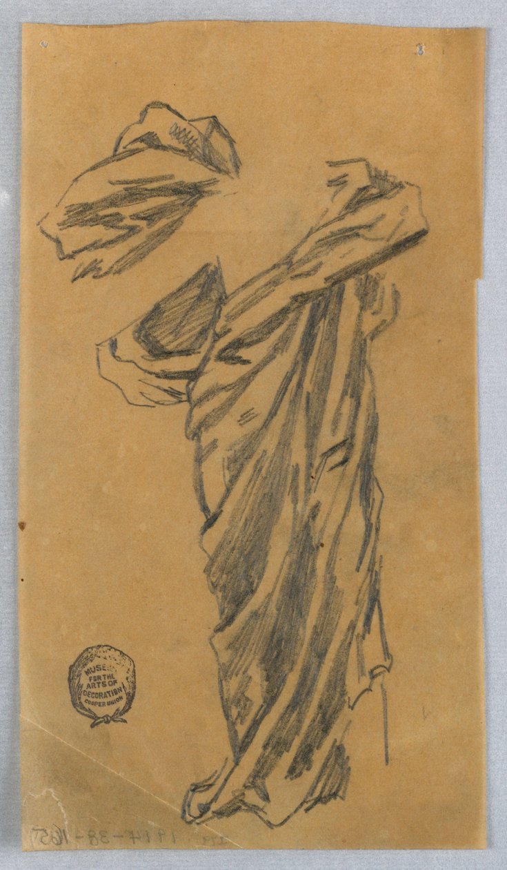 Draperiestudie von Francis Augustus Lathrop