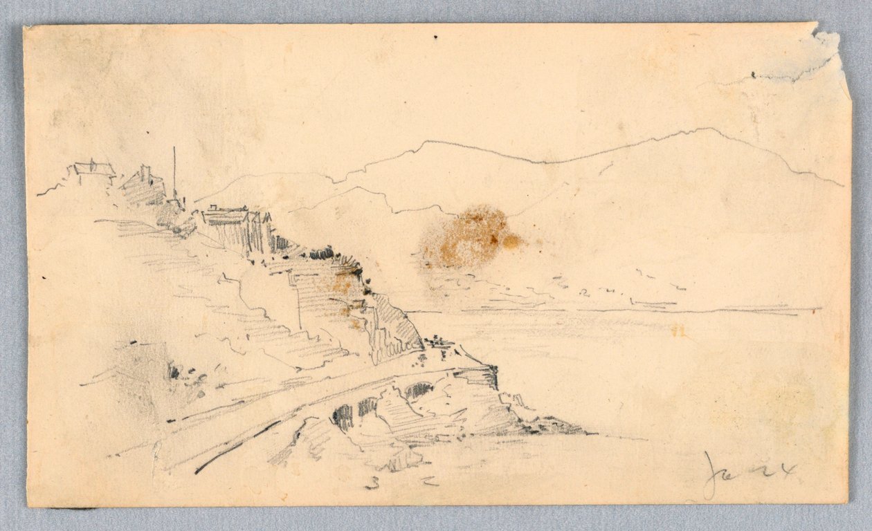 Italienische Küstenstadt von Francis Augustus Lathrop