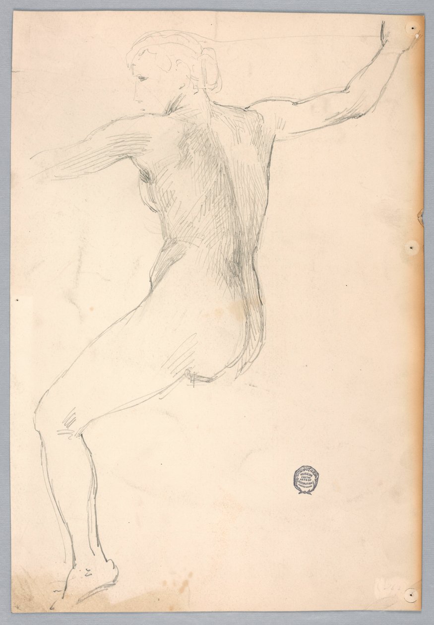 Skizze für "Nacht" von Francis Augustus Lathrop