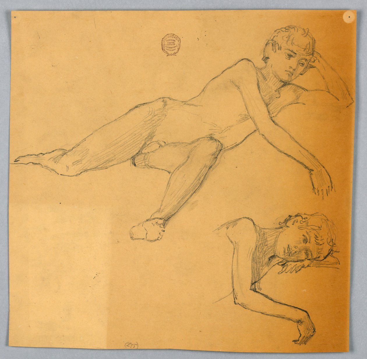 Studien einer nackten Figur von Francis Augustus Lathrop