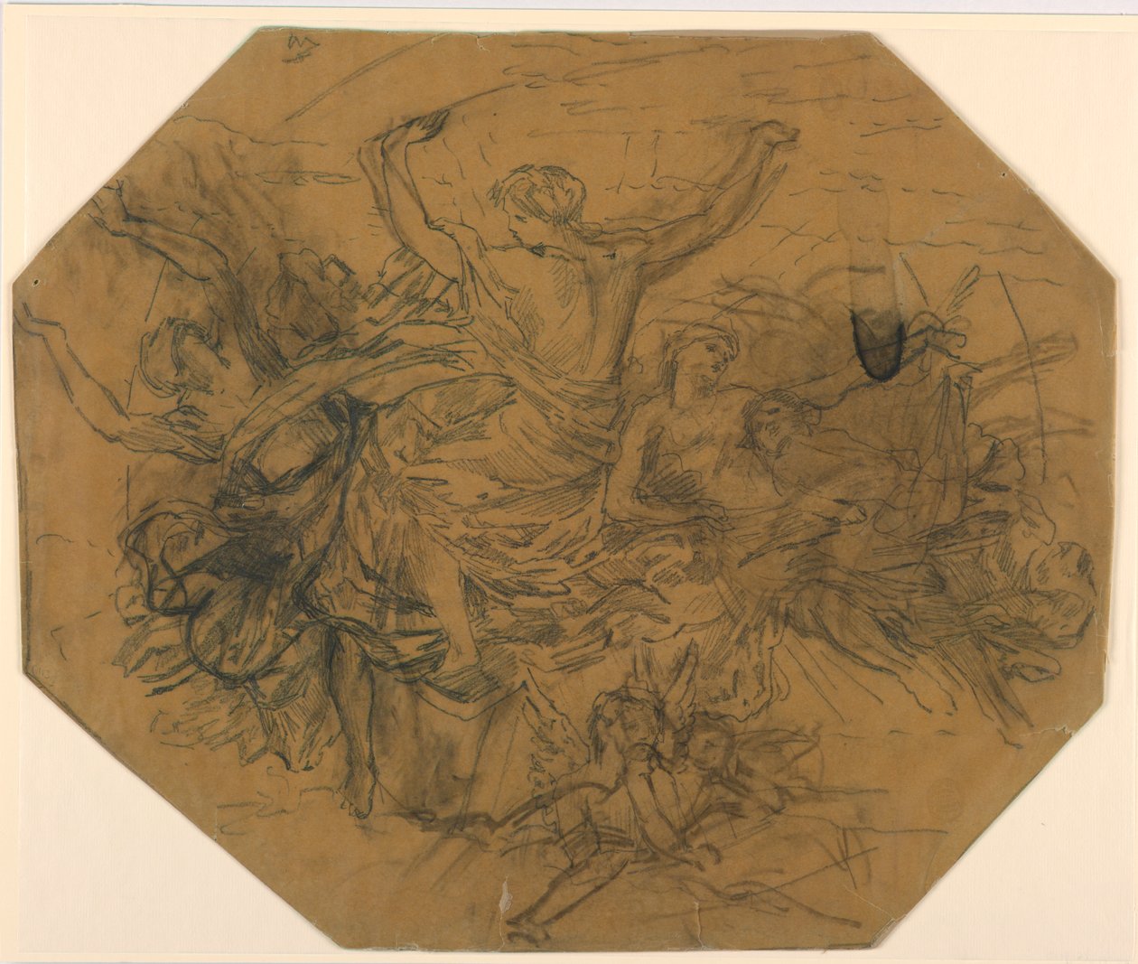 Studie für "Zodiac" von Francis Augustus Lathrop
