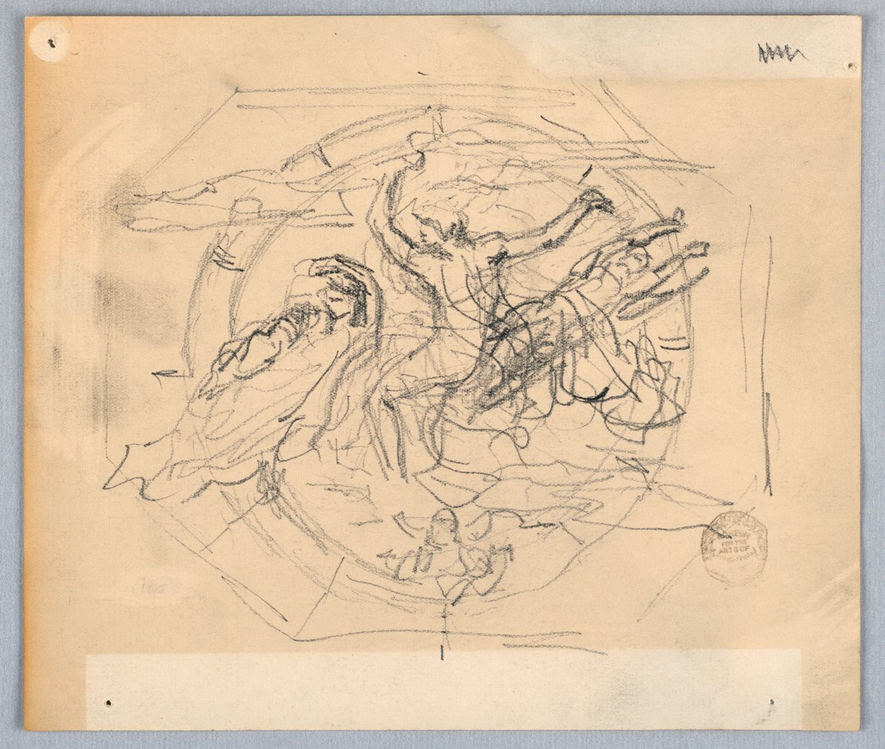 Studie für "Zodiac" von Francis Augustus Lathrop