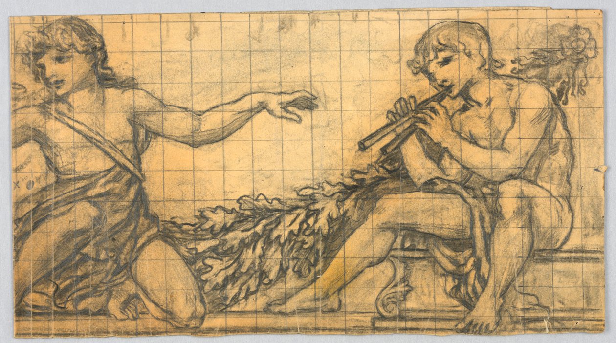 Studie für ein Wandgemälde von Francis Augustus Lathrop