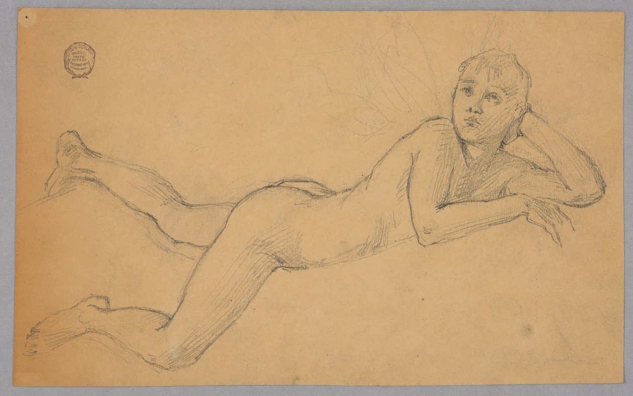 Studie einer nackten Figur von Francis Augustus Lathrop