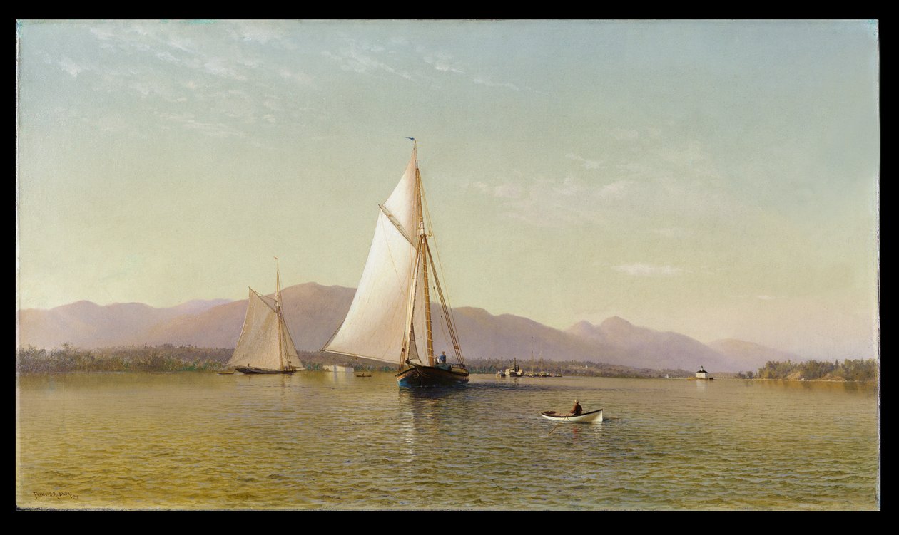 Der Hudson bei Tappan Zee, 1876 von Francis Augustus Silva