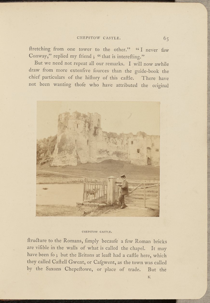 Chepstow Castle von Francis Bedford