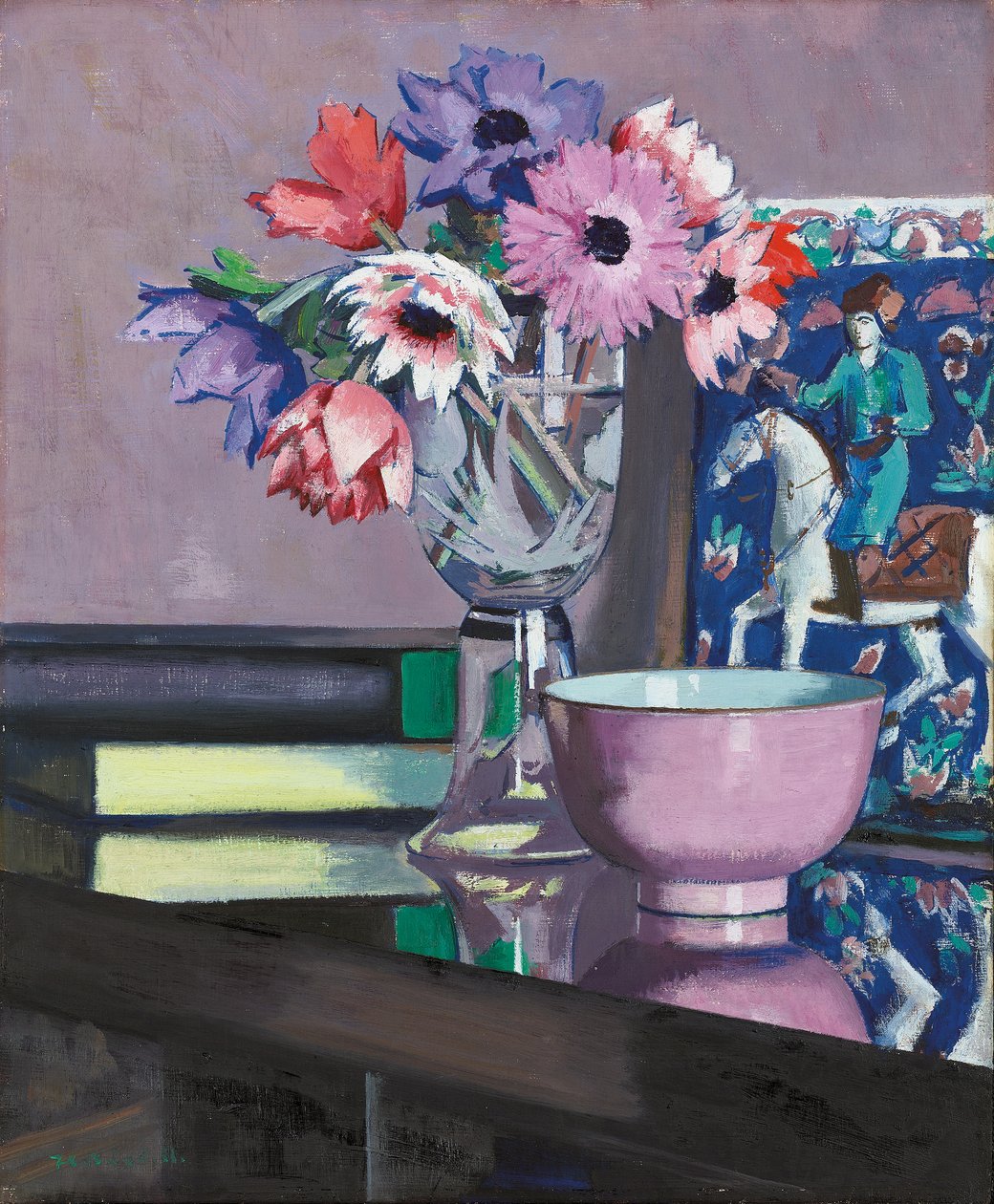 Stillleben mit Anemonen von Francis Campbell Boileau Cadell