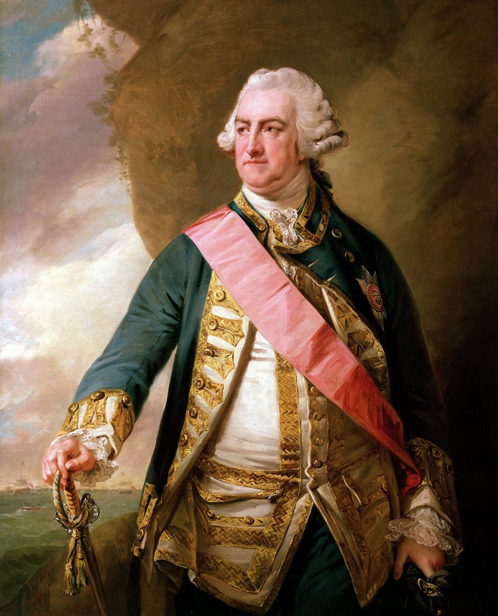 Porträt von Admiral Edward Hawke von Francis Cotes