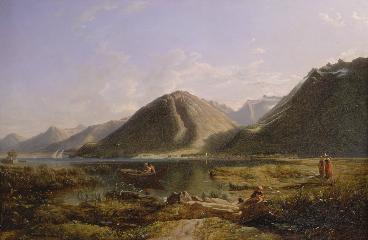 Ende des Genfersees von Francis Danby