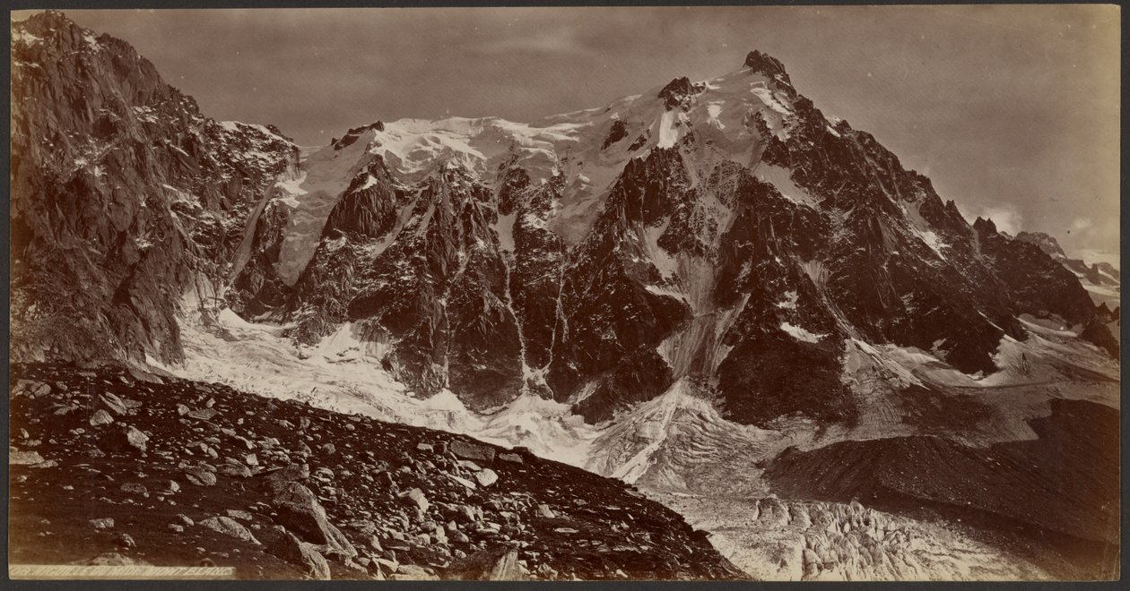 Aiguille du Midi: Mont Blanc von Francis Frith
