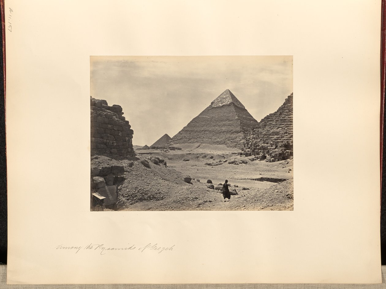 Unter den Pyramiden von Gizeh von Francis Frith