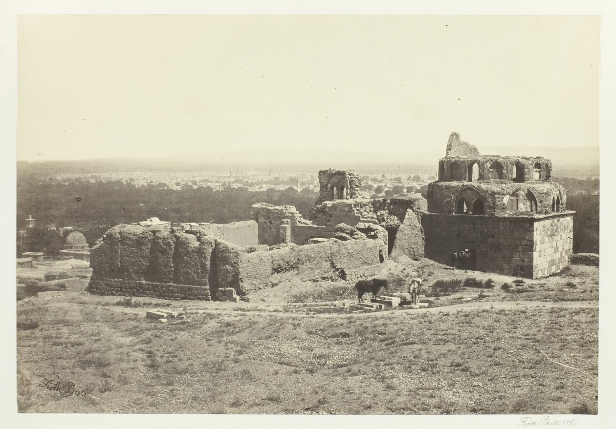 Ferne Ansicht von Damaskus von Francis Frith