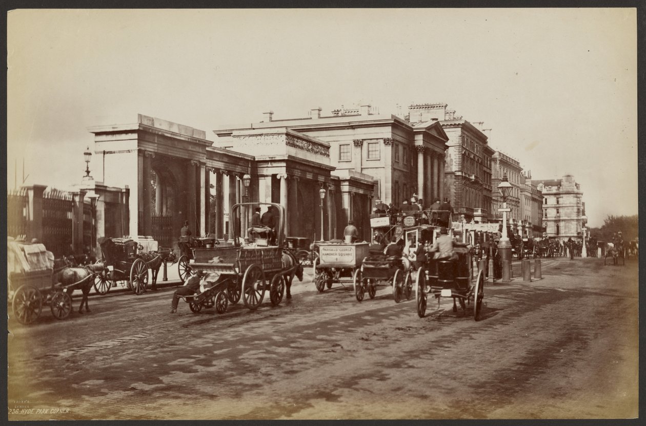 Hyde Park Corner von Francis Frith