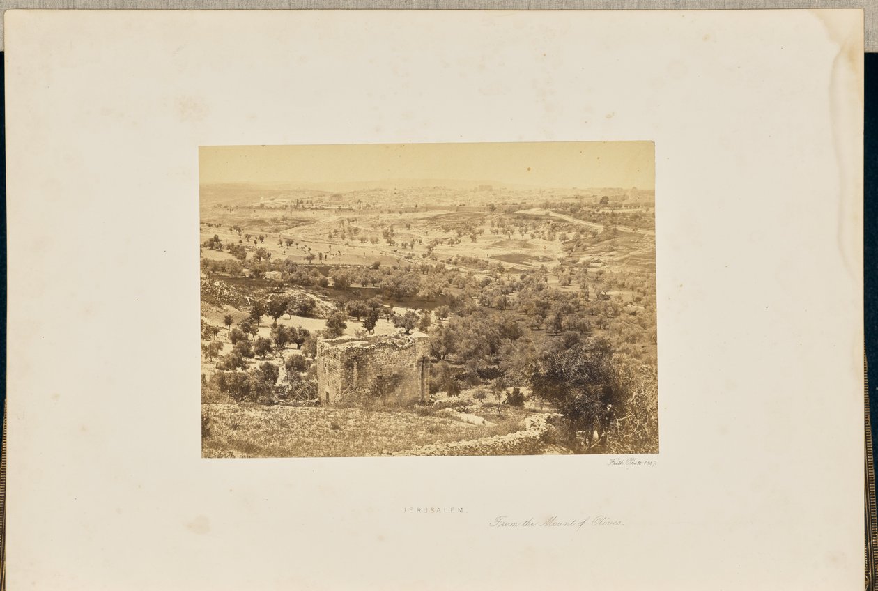 Jerusalem, vom Ölberg von Francis Frith