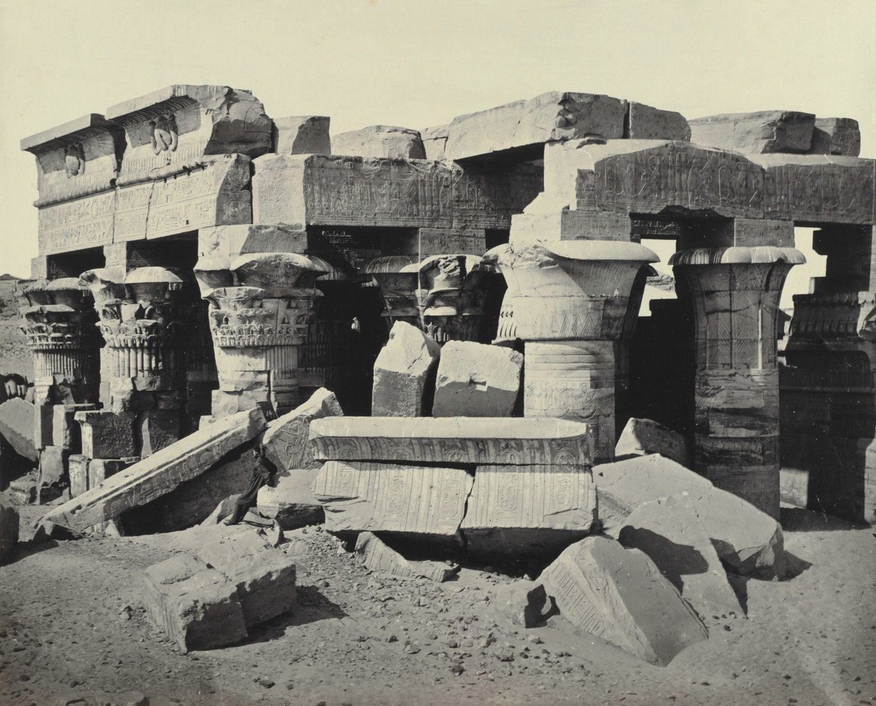 Kom Ombo, ca. 1858 von Francis Frith