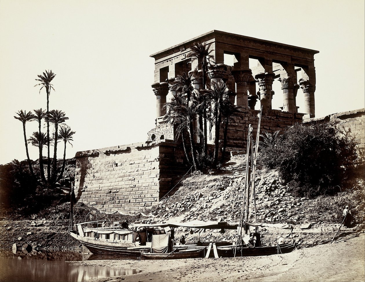 Der Hypäthral-Tempel, Philae (Ägypten) von Francis Frith