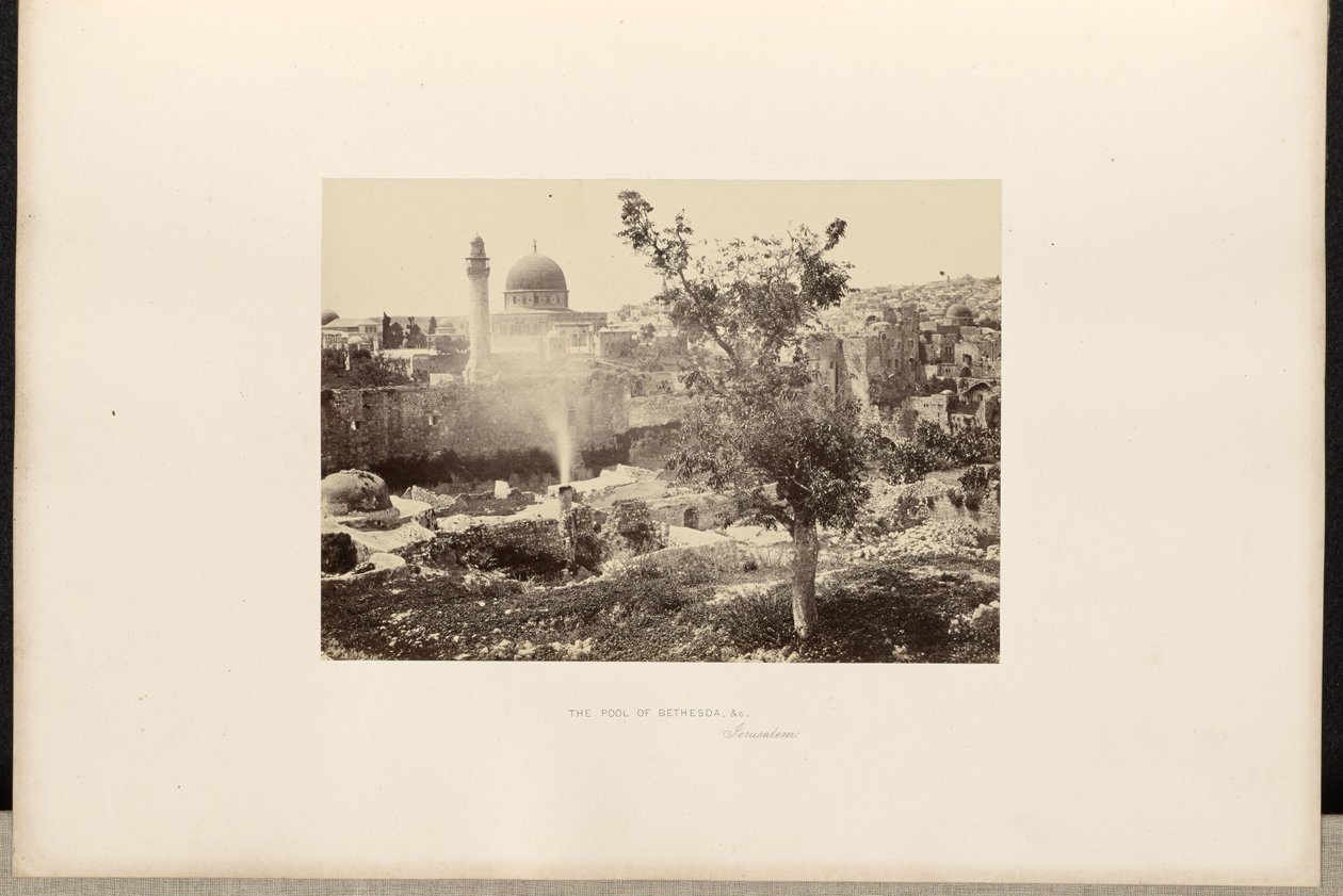 Der Teich von Bethesda, &c., Jerusalem von Francis Frith