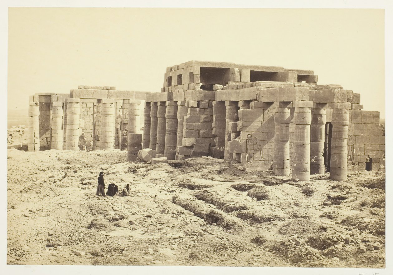Das Rameseum, 1858-62 von Francis Frith