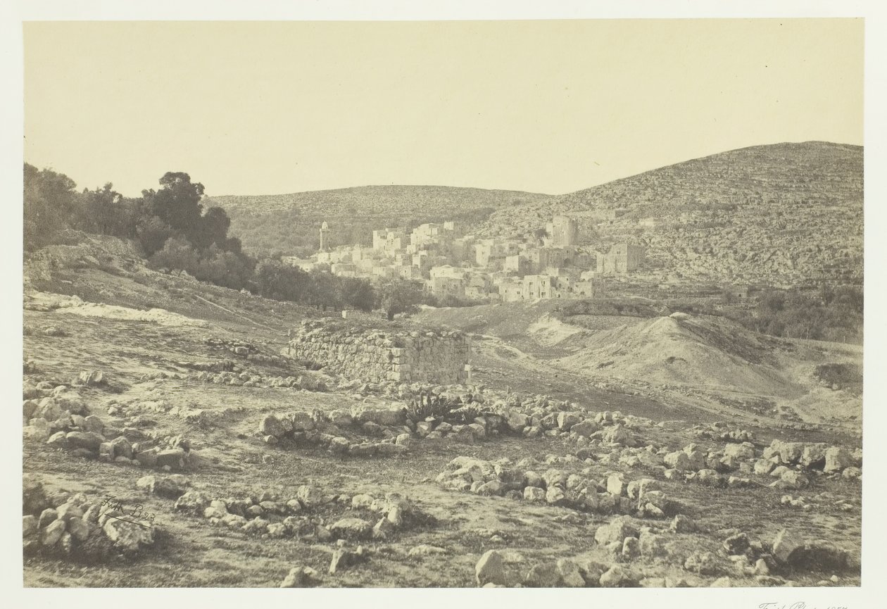 Ansicht von Hebron, 1857 von Francis Frith