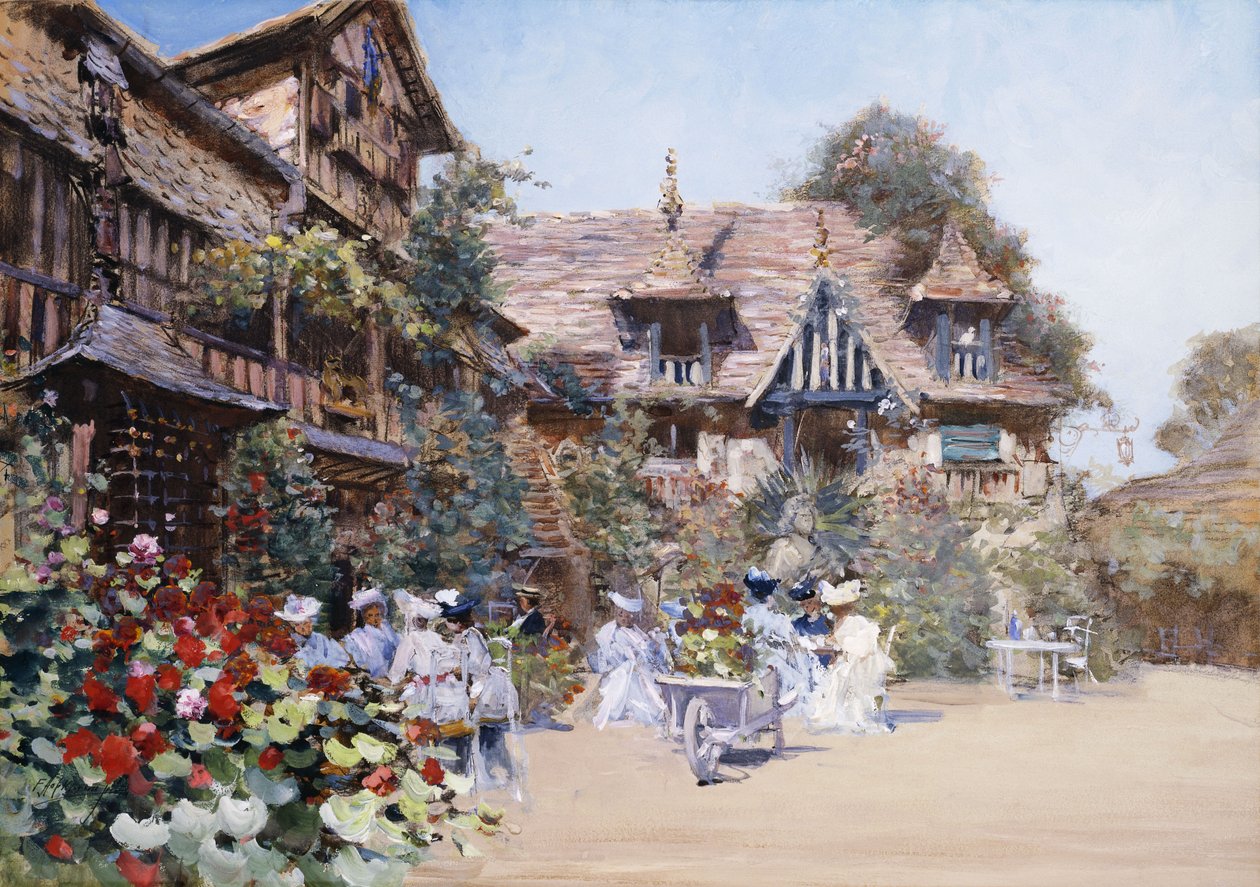 Mittagessen im Gasthaus, 1881 von Francis Hopkinson Smith
