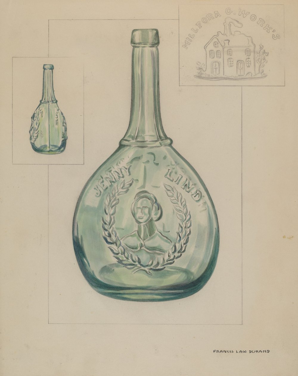 Flasche von Francis Law Durand