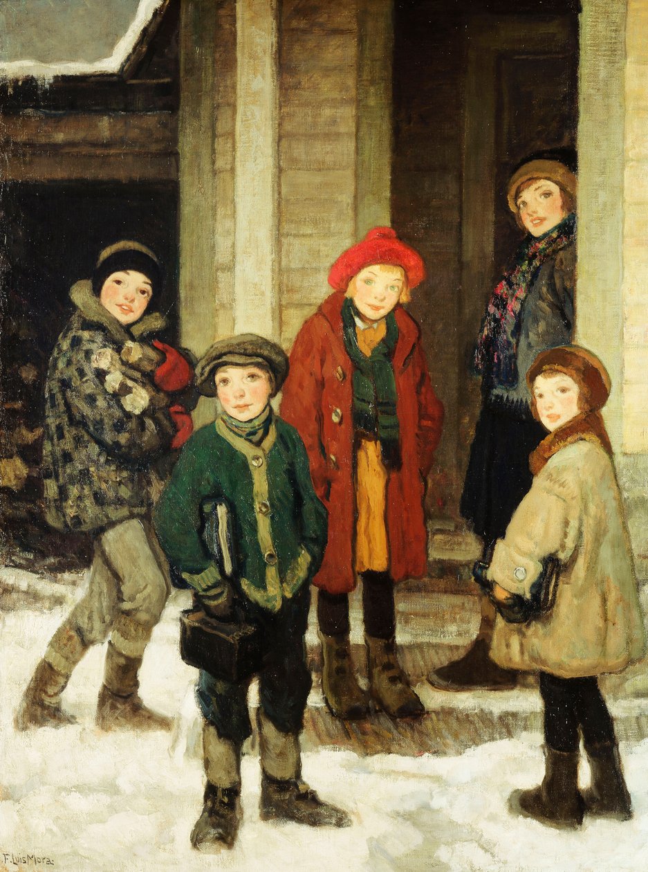 Schultür von Francis Luis Mora