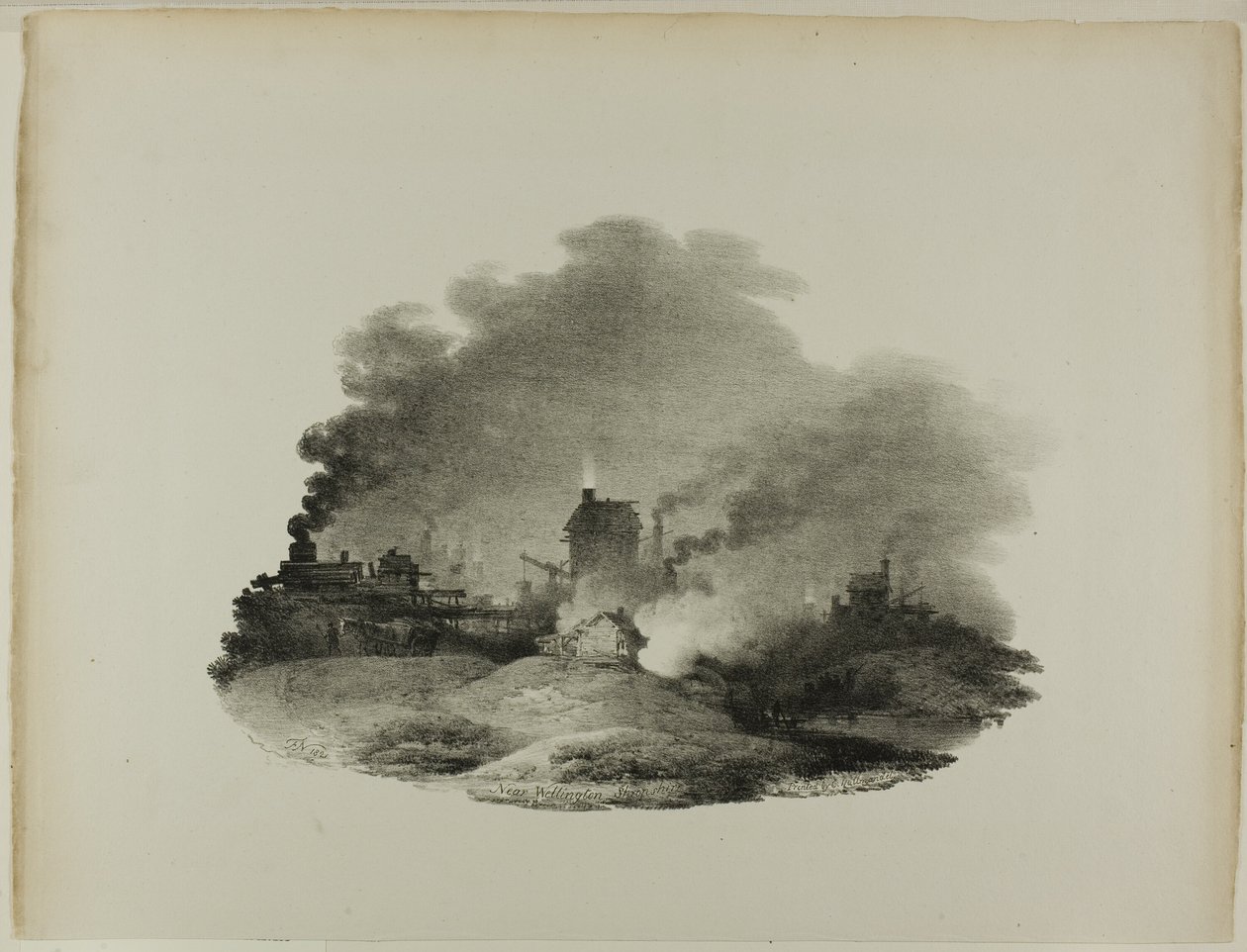 In der Nähe von Wellington, Shropshire von Francis Nicholson