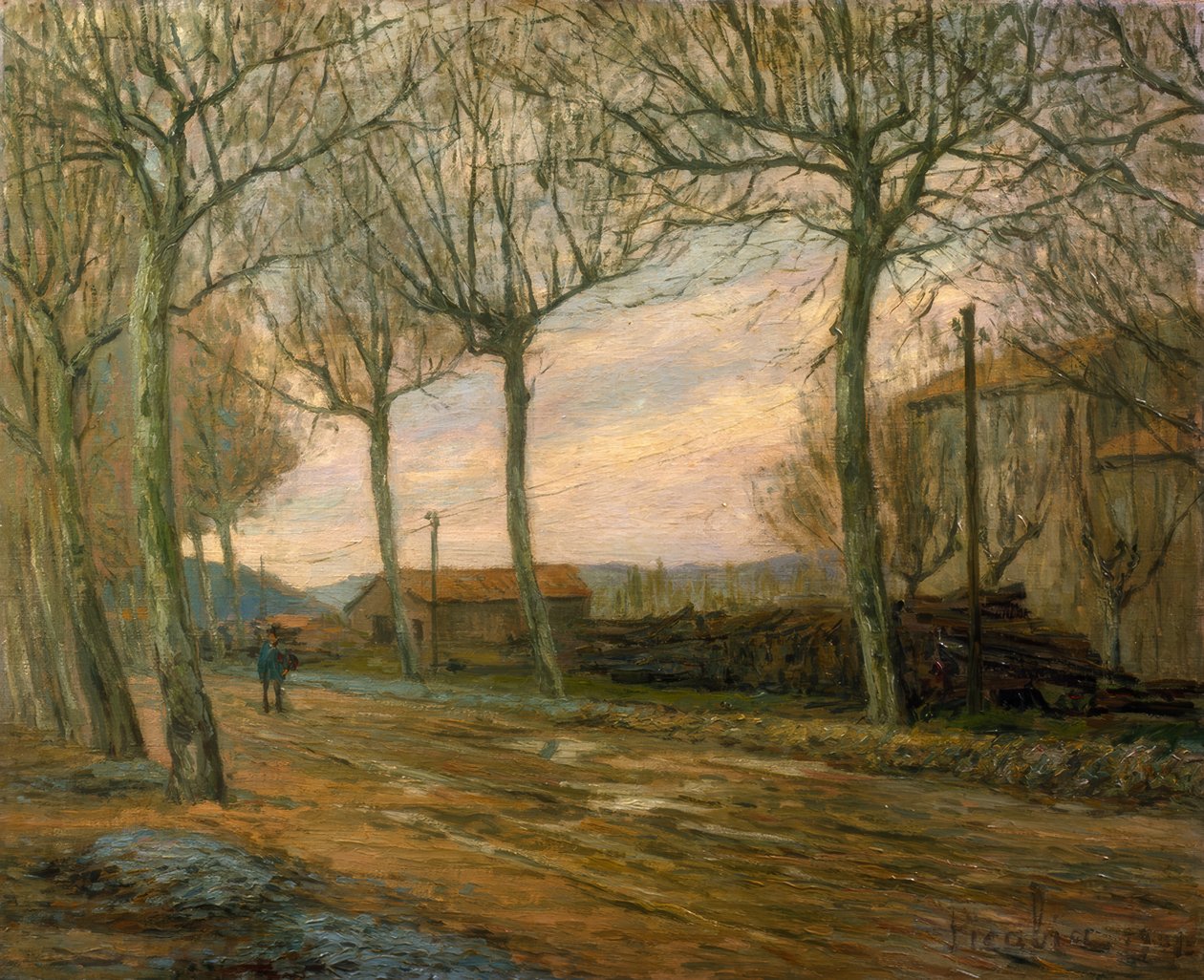Landschaft mit Landstreicher von Francis Picabia