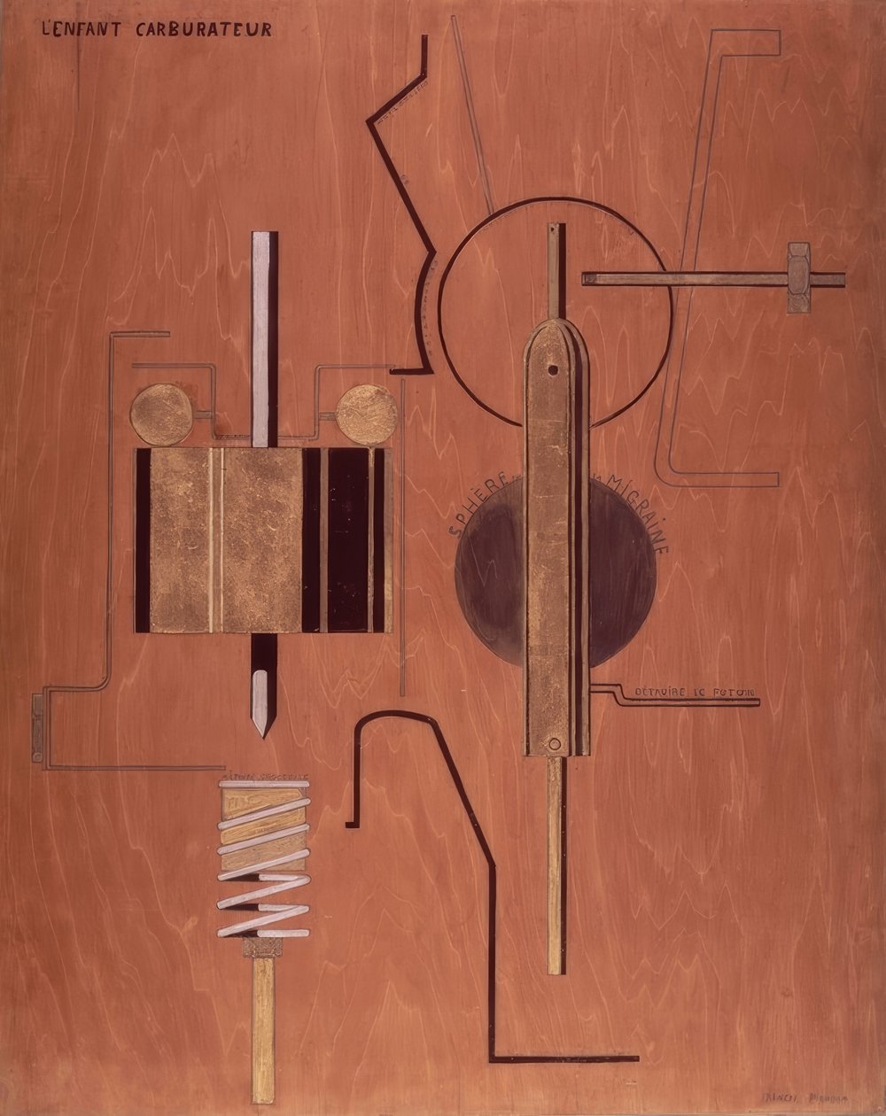 Das Kind Karburator von Francis Picabia