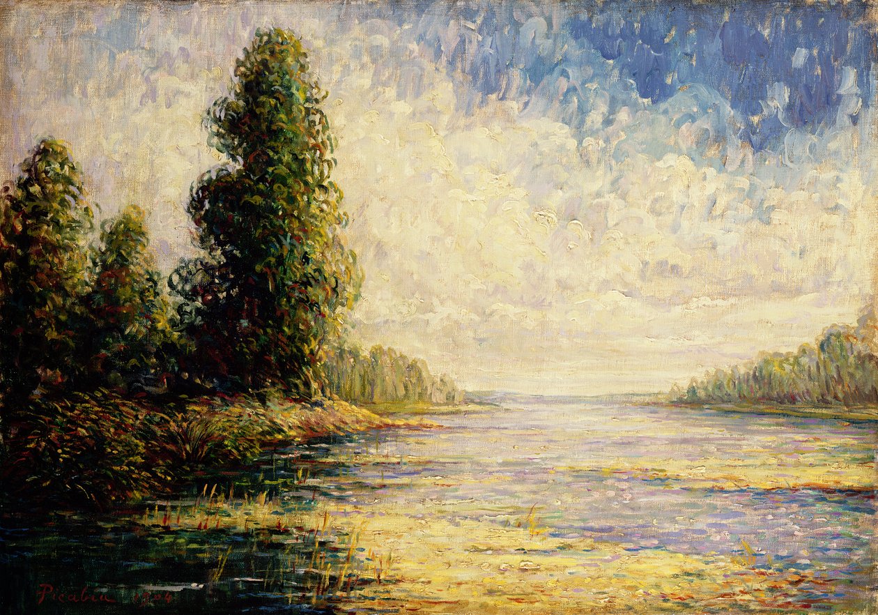 Die Loire im Morgensonne von Francis Picabia