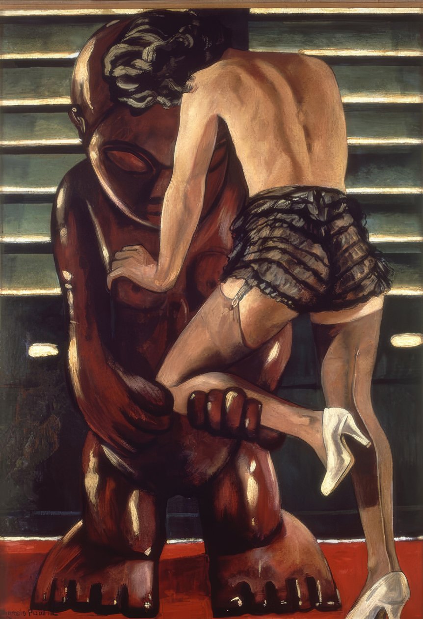 Frau mit Idol von Francis Picabia