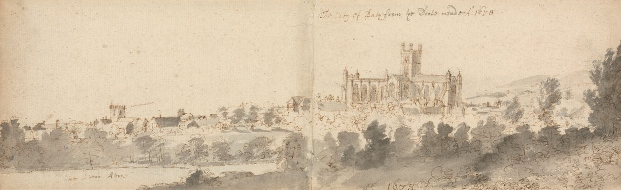 Stadt Bath von Francis Place