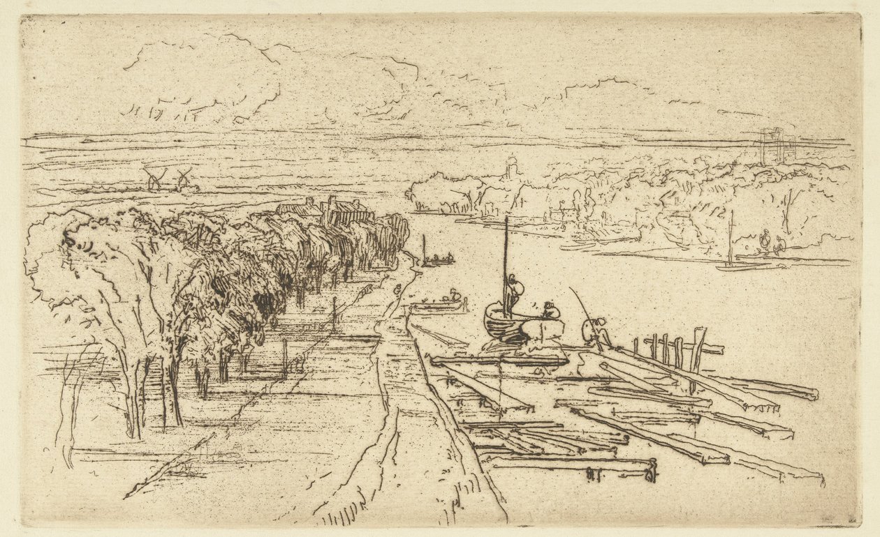 Die Amstel von Francis Seymour Haden (Sir)