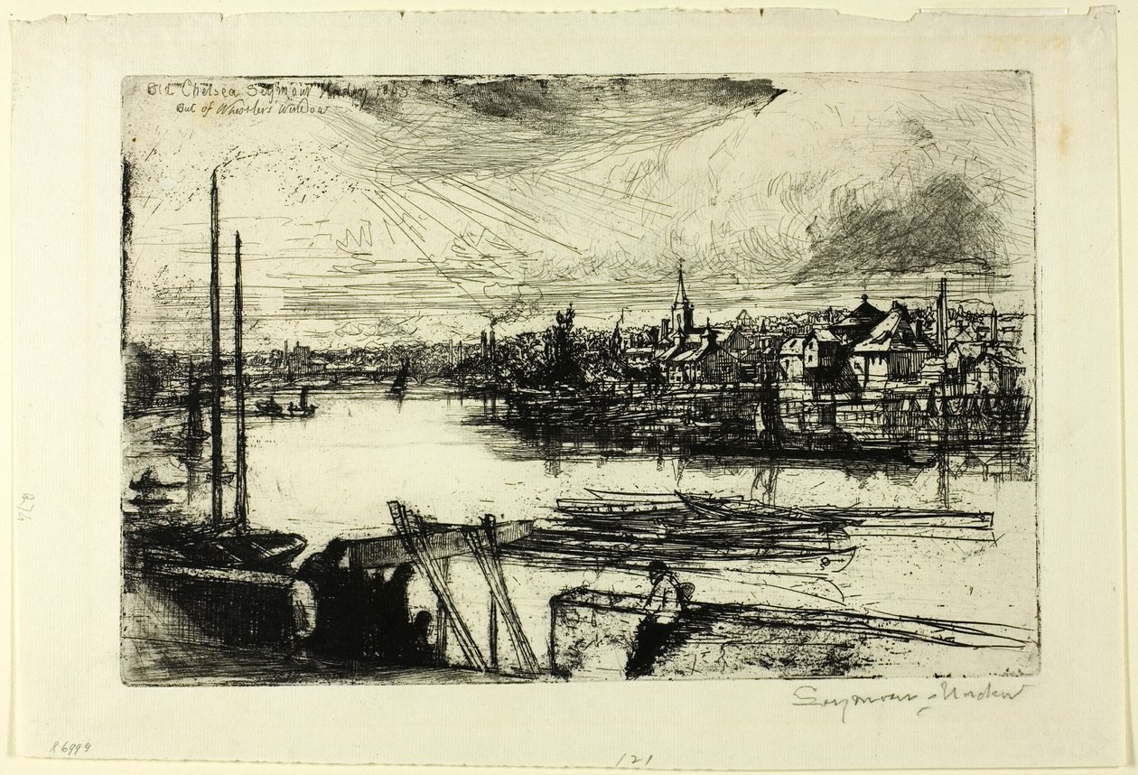 Battersea Reach von Francis Seymour Haden