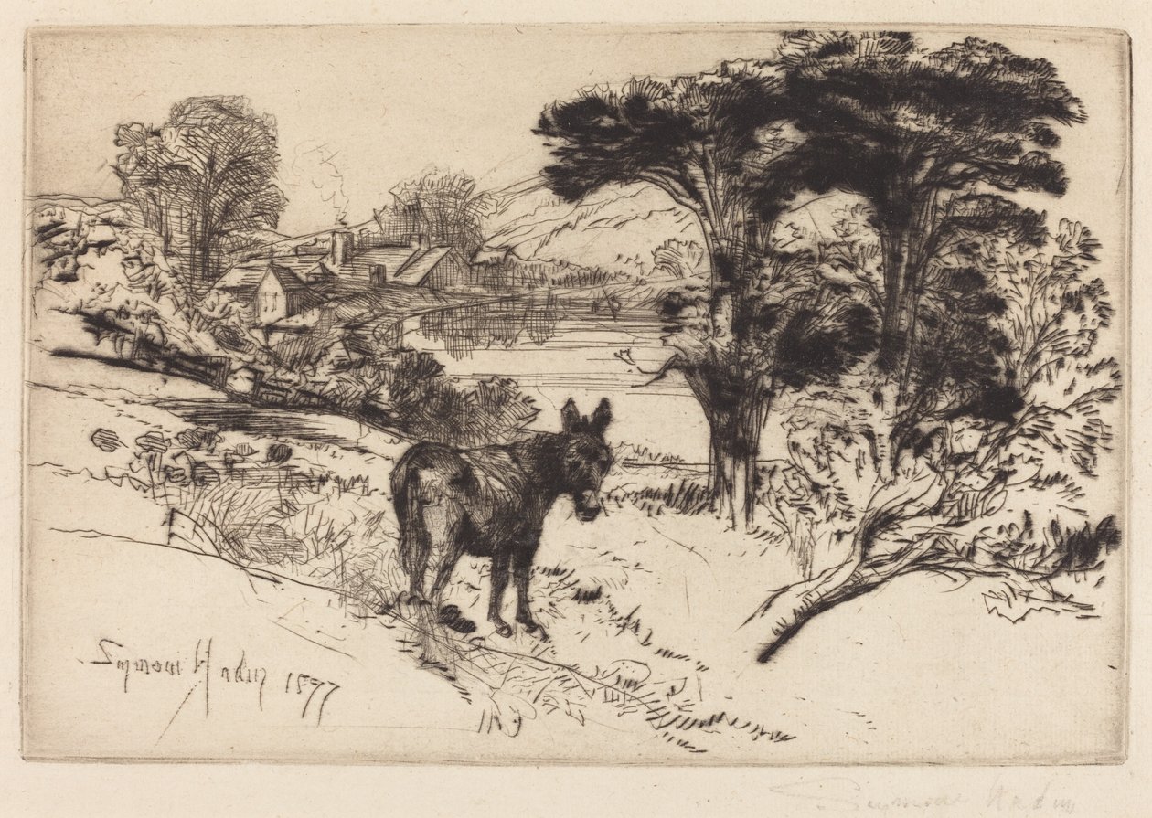 Challow Farm von Francis Seymour Haden
