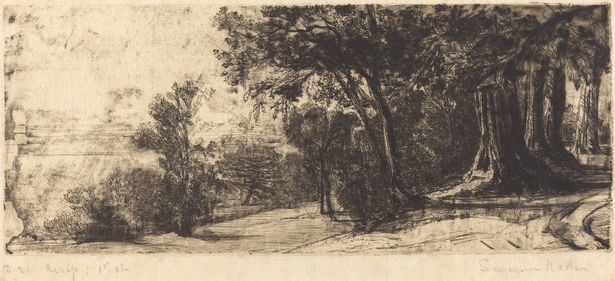Früher Morgen - Richmond von Francis Seymour Haden