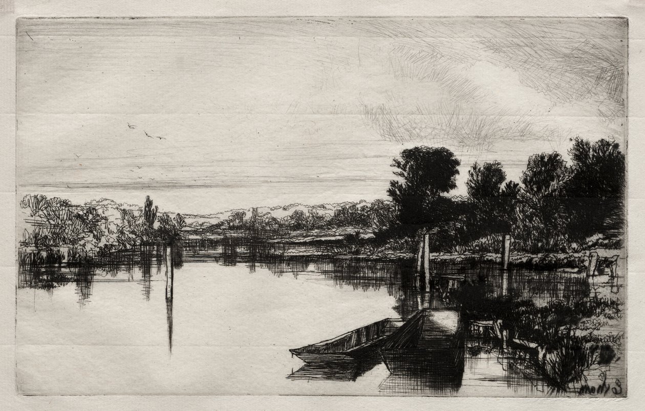 Egham von Francis Seymour Haden