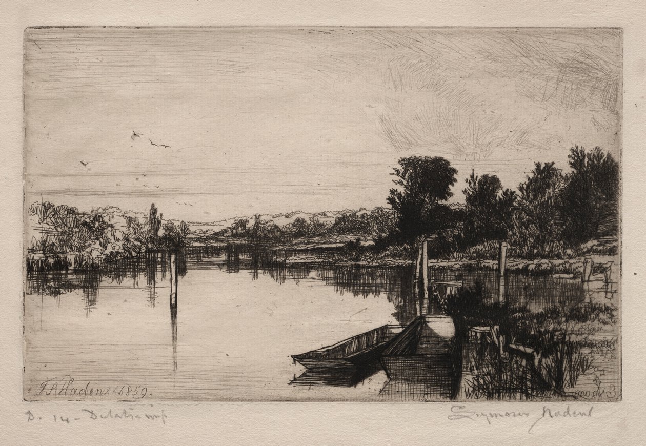 Egham von Francis Seymour Haden