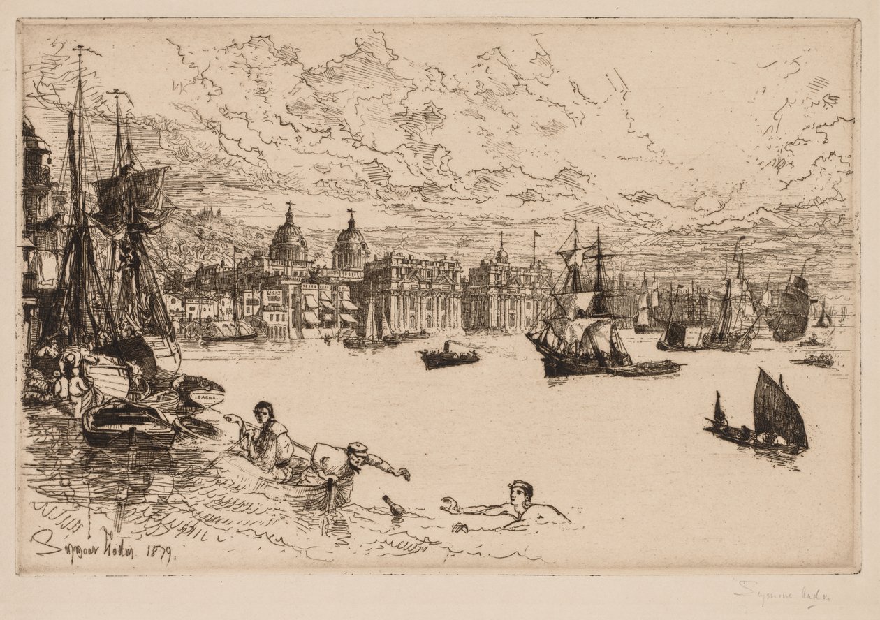 Greenwich von Francis Seymour Haden