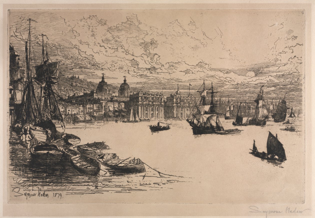 Greenwich von Francis Seymour Haden