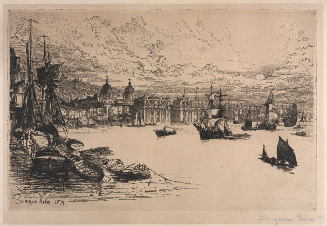 Greenwich von Francis Seymour Haden