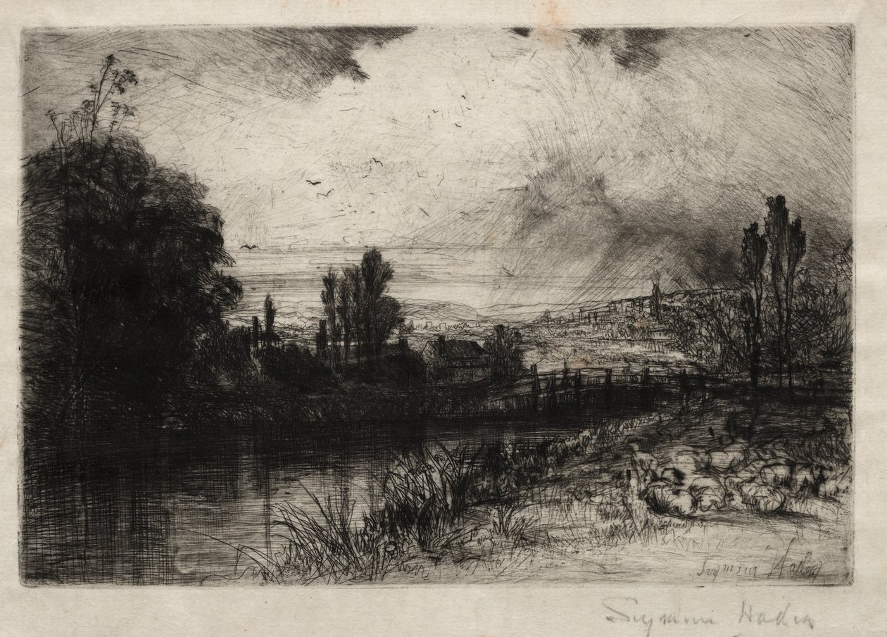 Auf dem Test von Francis Seymour Haden
