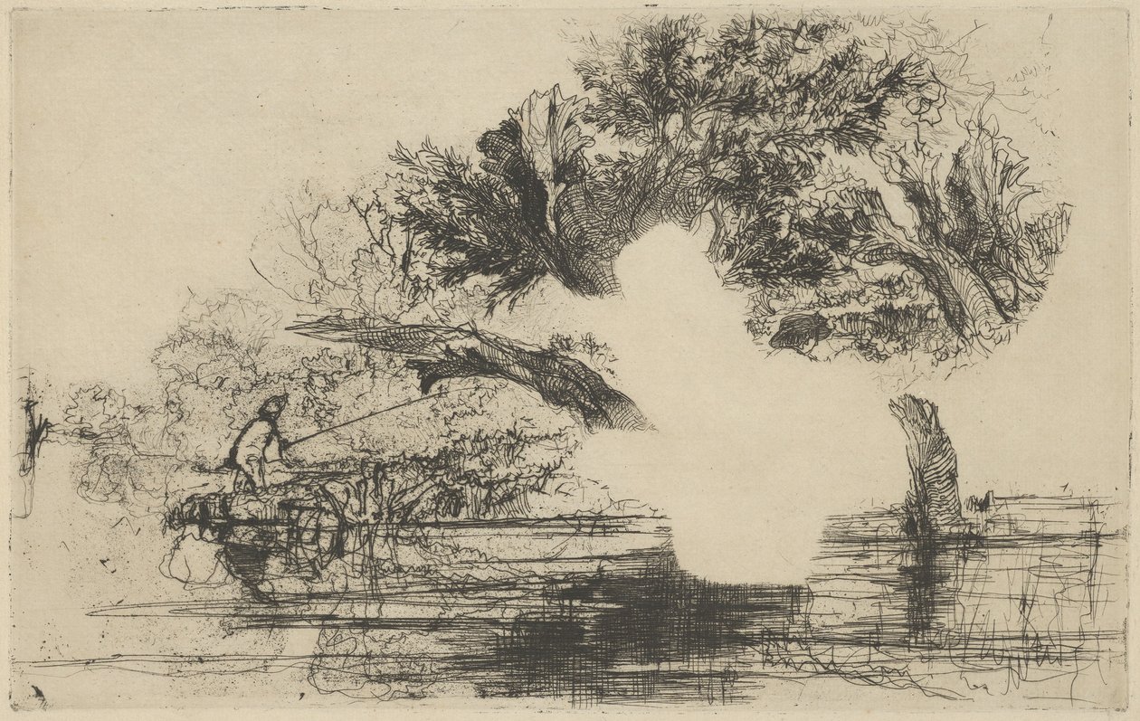 Penton Hook, 1864 von Francis Seymour Haden