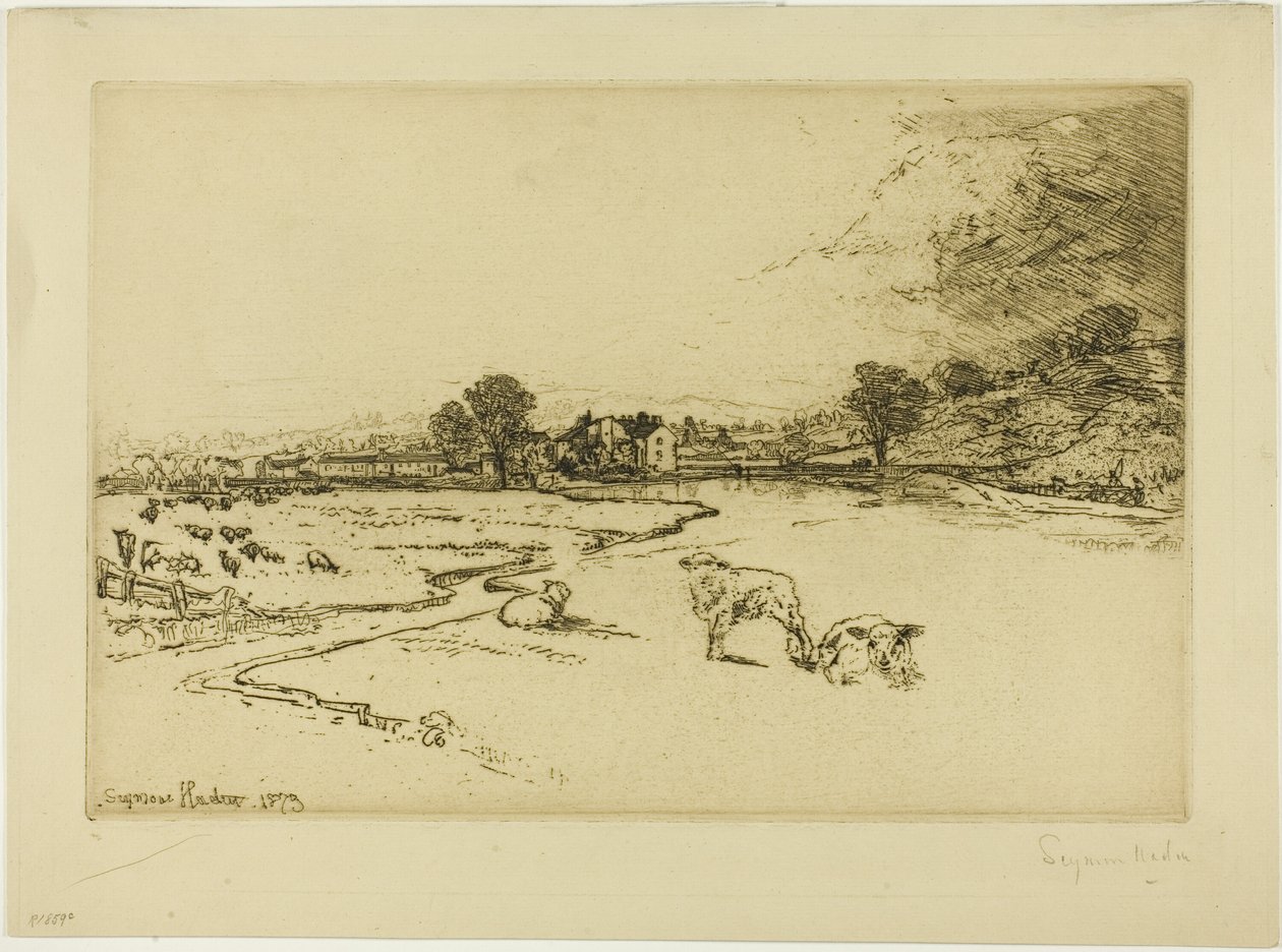 Sawley Abbey von Francis Seymour Haden