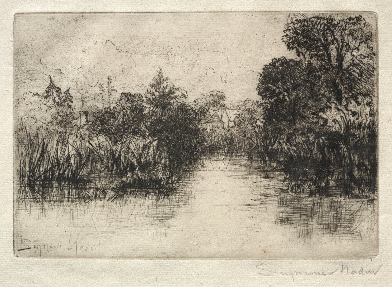 Shere Mill Pond Eine kleine Studie von Francis Seymour Haden