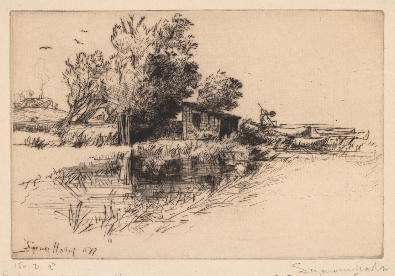 Das kleine Bootshaus von Francis Seymour Haden