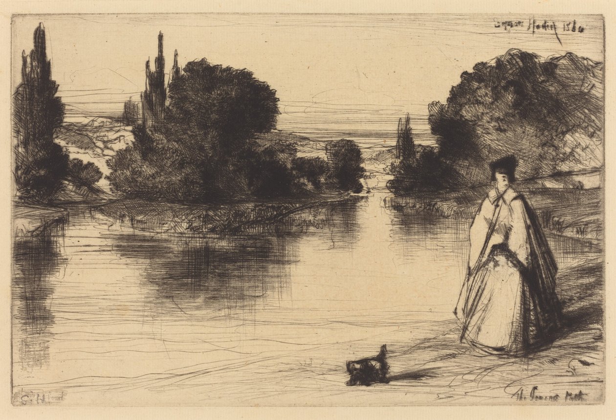 Der Schlepppfad von Francis Seymour Haden