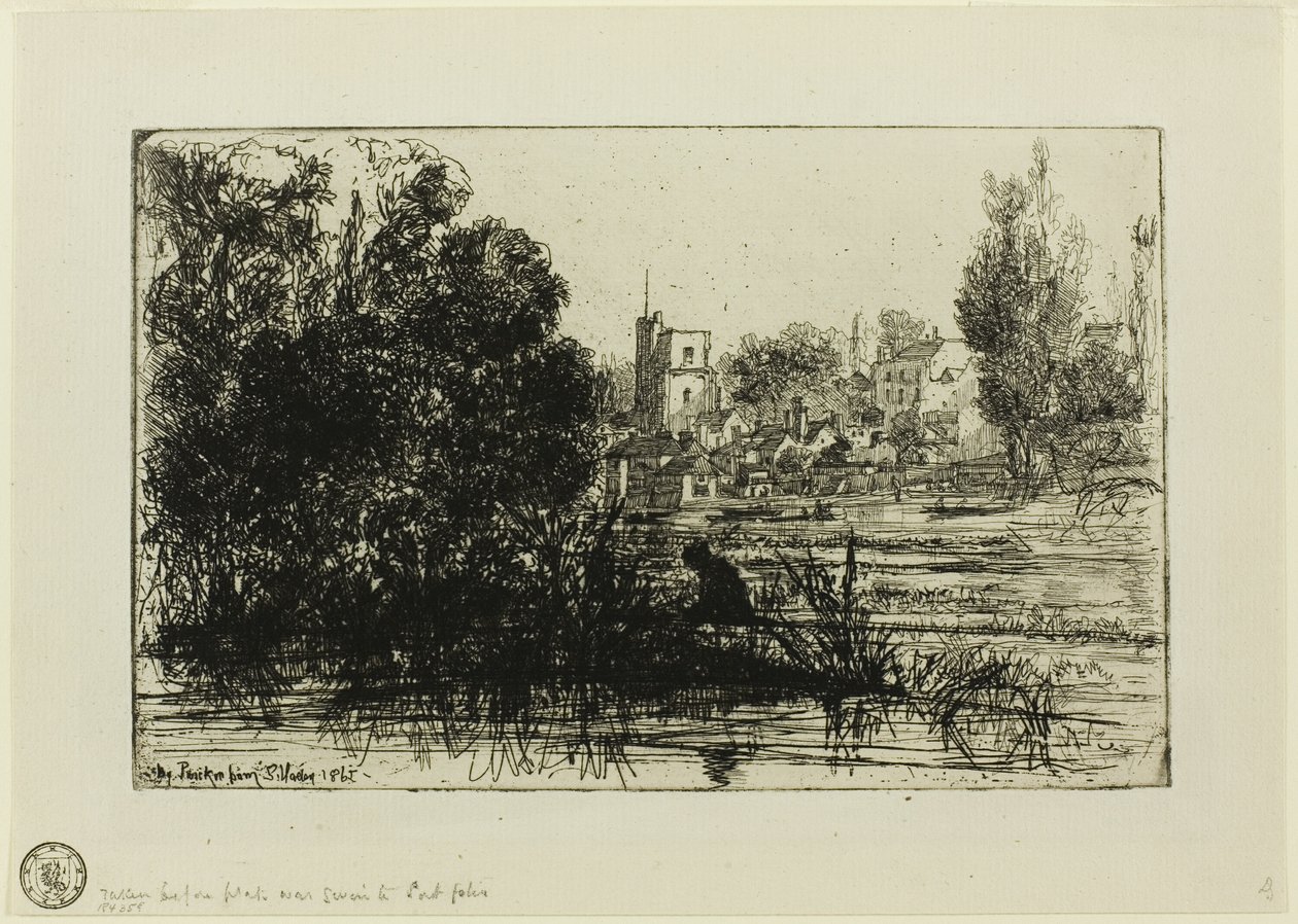 Kirche von Twickenham von Francis Seymour Haden