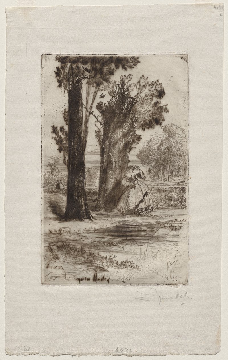 Pfarrhaus in Sonning von Francis Seymour Haden